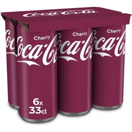 Coca-Cola Cherry Cerise 33cl (pack de 6)
