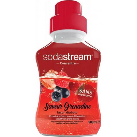 Sodastream Concentré Saveur Grenadine Façon Diabolo 500ml