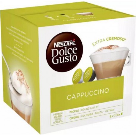 Dolce Gusto Cappucino 8+8 capsules 186g