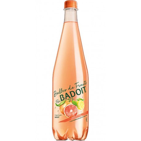 Badoit Bulles de Fruits Pamplemousse Touche de Citron 1L