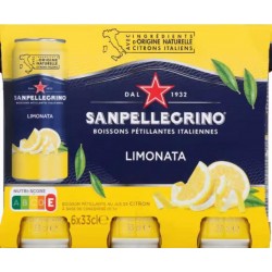 San Pellegrino Limonata 33cl (lot de 4 packs de 6 soit 24 canettes)