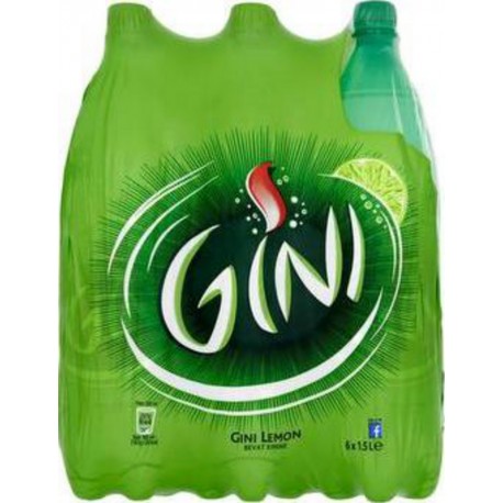 Gini Lemon Citron 1,5L (pack de 6 bouteilles)