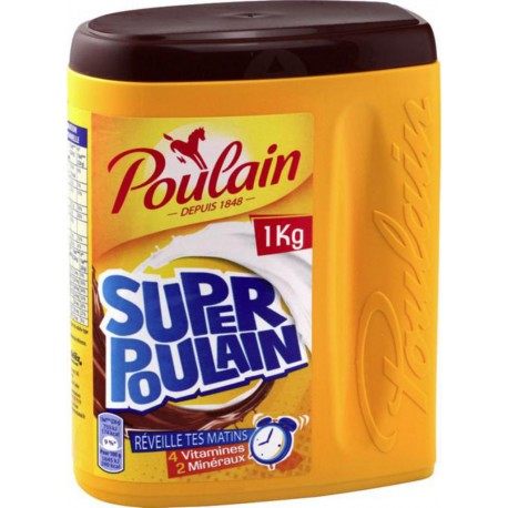 Super Poulain vitamines C B2 B1 B6 Cacao 1Kg