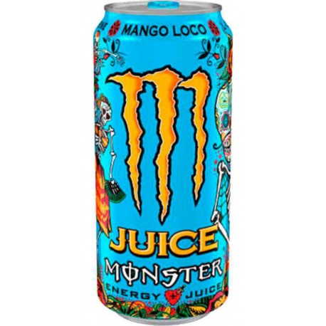 Monster Juice Mango Loco 50cl (lot de 12 packs de 4 soit 48 canettes)