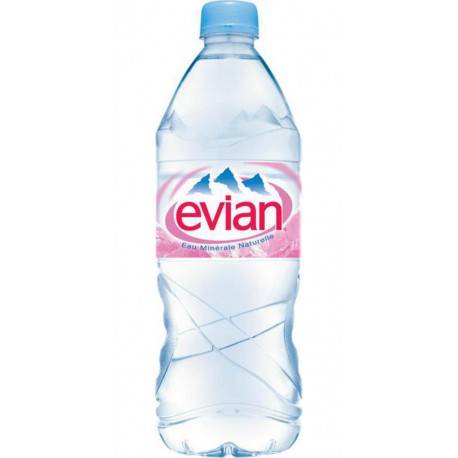 Evian 1L (lot de 6 packs de 6 soit 36 bouteilles)