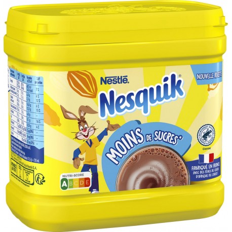 Nesquik Moins de Sucres Poudre Cacaotée 650g