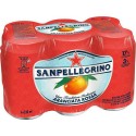 San Pellegrino Eau gazeuse aromatisée Aranciata Rossa 33cl (pack de 6)
