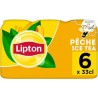 Lipton Boisson au thé pêche touche de miel 6 x 33 cl (pack de 6)