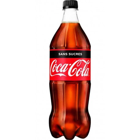 Coca-Cola Zéro sans sucres Bouteille 1L