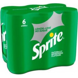 Sprite Zero No Sugar 33cl (pack de 6)