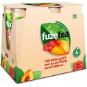 Fuze Tea Fuzetea Boisson au thé pêche hibiscus 25cl (pack de 6)