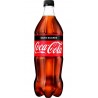Coca-Cola Zéro Soda à base de cola sans sucres 1L (lot de 4 bouteilles)