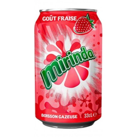 Mirinda Fraise 33cl (pack de 24)