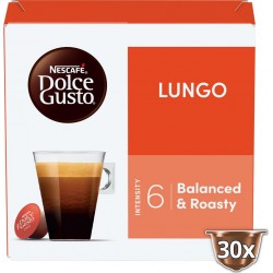 NESCAFE DOLCE GUSTO Café capsules compatible Dolce Gusto Lungo x30 capsules
