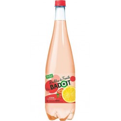 BADOIT Eau gazeuse aromatisée citron touche de fraise 1L