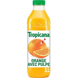 TROPICANA Jus d'orange avec pulpe PET 6x1L