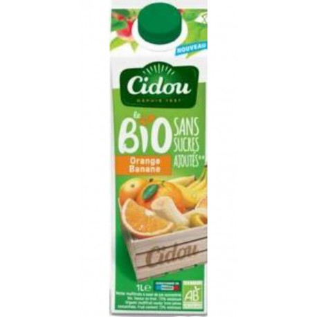 Cidou Nectar Bio Orange Banane 1L