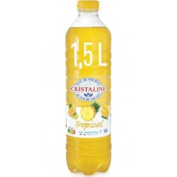 Boisson aromatisée Cristaline Jus de fruits tropical 1.5L