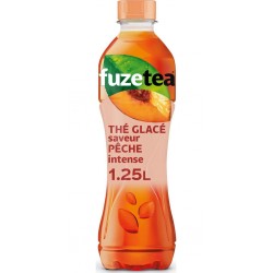 Fuze Tea Pêche Intense 1,25L (pack de 6 bouteilles)