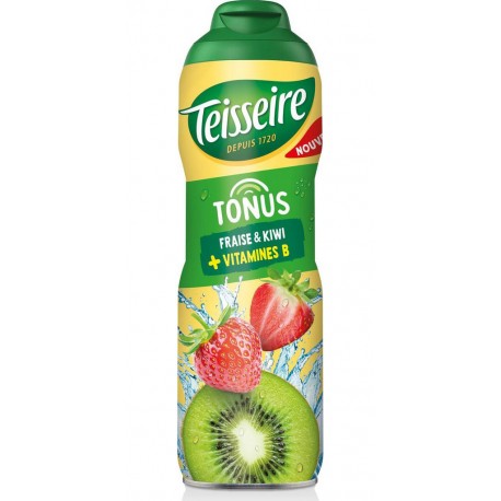 TEISSEIRE Sirop Tonus Fraise Kiwi 60cL