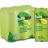 FUZE TEA Boisson Thé Vert Glacé Menthe Citron Vert 6x33cL (pack de 6)