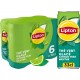 LIPTON Boisson Thé Vert Glacé Citron Vert et Menthe 6x33L