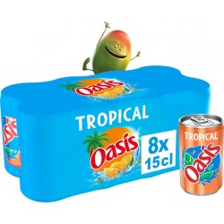 OASIS Boisson Aux Fruits Tropical 8x15cL (pack de 8)